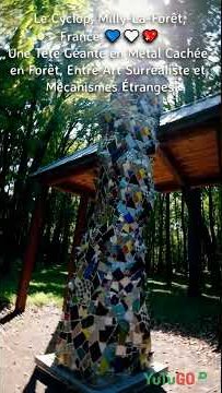 Miniature YouTube : Le Cyclop de Milly-la-Forêt : une tête géante en métal entre art surréaliste et mécanismes étranges