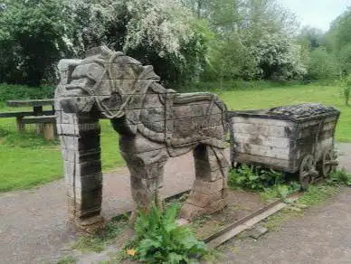 Public Art: Carved Horse & Driver