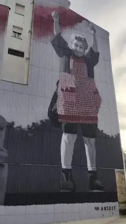 Mural Homenaxe Señora Lola