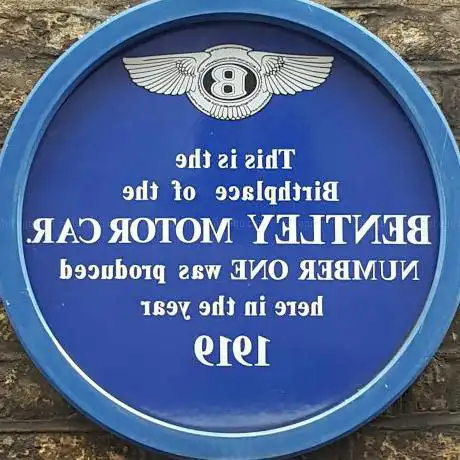 Photo de Blue Plaque: Birthplace of Bentley Cars
