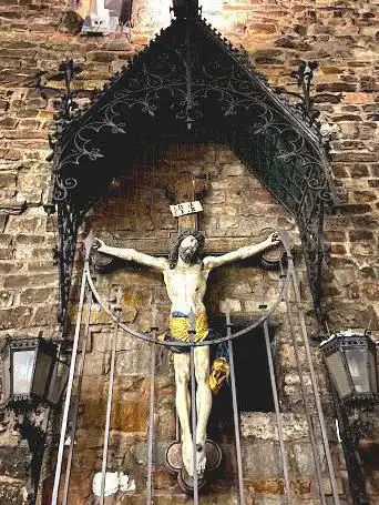 Beautiful cross sculpture