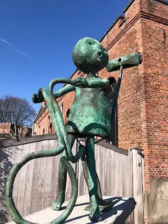 Meisje op de fiets