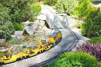 Photo de grand parc nature de petit train