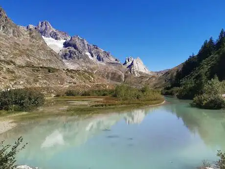 Blue lake