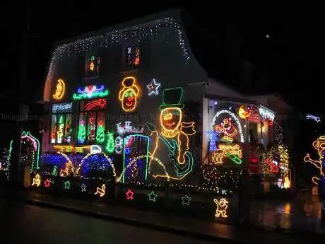 Maison illuminée et synchronisée d'Hagondange