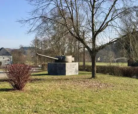 Photo de Parc commémoratif la tourelle de char Sherman 40/45