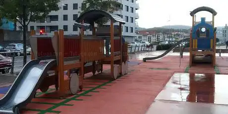 Parque infantil do tren