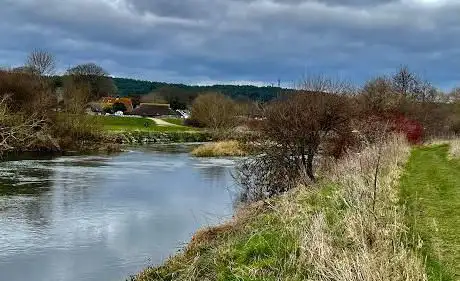 Iford Weir on River Stour