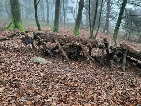 Piste VTT de bras haut