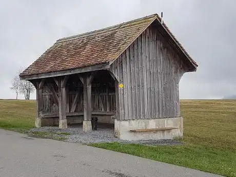 Hütte zum Unterstehen
