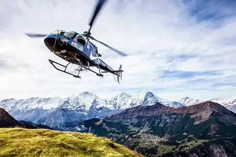 Helikopterflug Samedan / St. Moritz