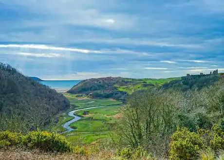 Three Cliffs Bay