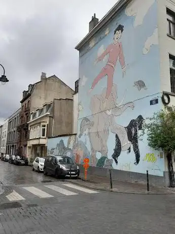 Photo de De dromen van Nic - stripmuur - Street Art