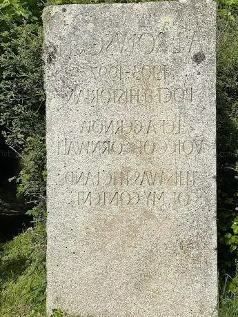 Memorial stone to A.L.Rowse