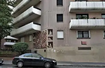 Mosaïque des Compagnons de Jeanne D'Arc - Plan Quartier de la Gare - de l'artiste Fabio Riéti