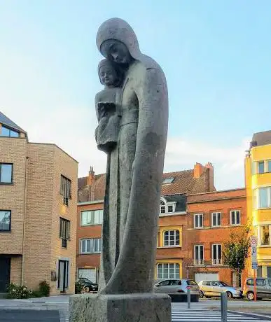 Statue Madonna et enfant Jesus