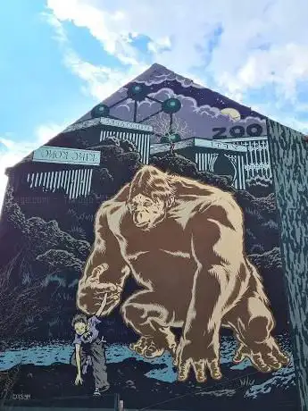 Le Roi des Mouches - Mur BD - Street Art