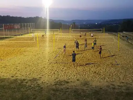 Beachvolleyball auf dem Petrisberg