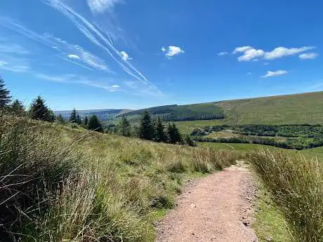 Pen y fan obelisk (highest mountain in South Wales)