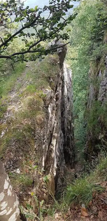 Photo de La roche fendue