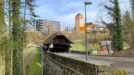 Photo de Alte Holzbrücke