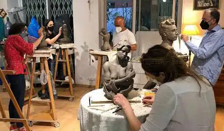 Cursos escultura Barcelona - Manuela Rivero