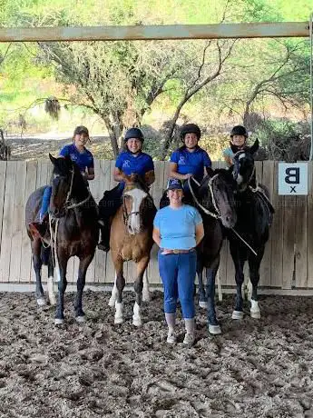 Photo de Laura Sánchez.Equitación en silla de cornetas