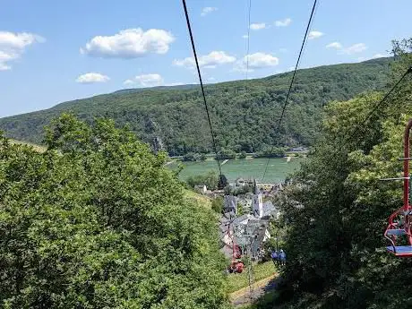 Niederwald-Seilbahn Assmannshausen - lower station (Chair Lift Car)