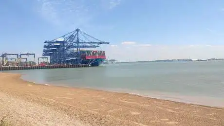 Port of Felixstowe view pier