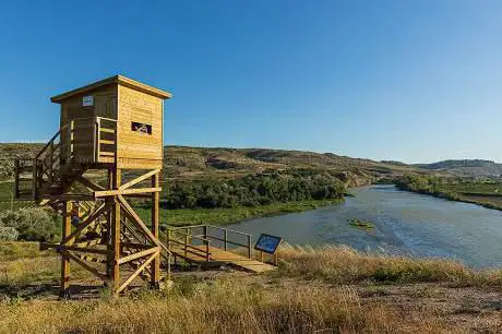 Photo de Punto de observación de aves de Azagra