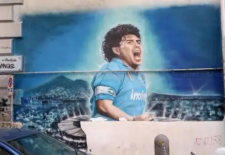 Photo de Murales Maradona di Mario Casti