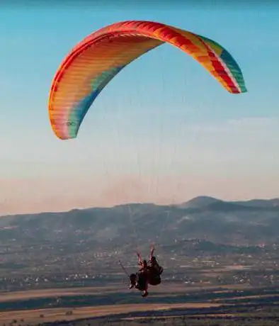 Biposto tandem parapendio