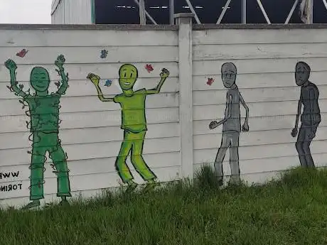 Murale La natura rende felici