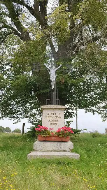 Kruisbeeld onder lindeboom
