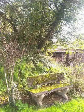 Banc public emmoussé