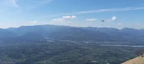 Panchina sul sentiero del monte Grave