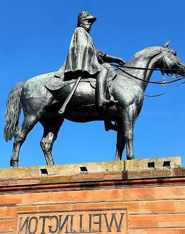 Photo de statue équestre du duc de Wellington