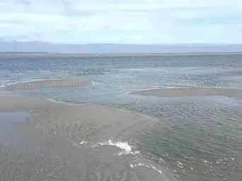 Digue de la baie de somme-Ancien pont de Chemin de Fer en BOIS