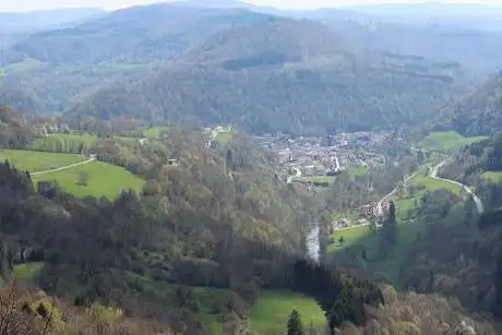 Photo de Randonnée avec le GR5 à travers du Ballon d'Alsace à Thann