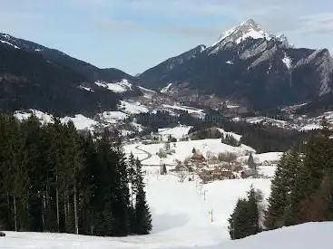 Alpine ski resort of St Hugues The Equals