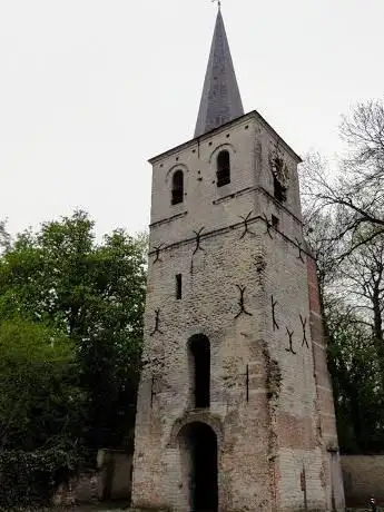 Photo de Nieuwe Sint-Lambertuskerk uit de jaren 1960