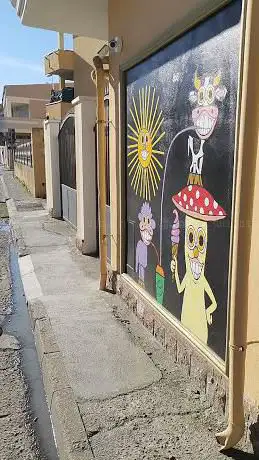 Murale animali felici