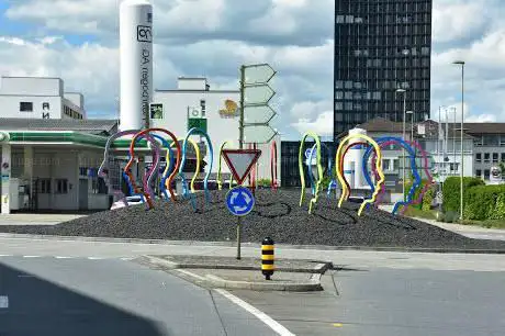 Kreiselkunst Pratteln Autobahnzubringer