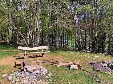 Picknickplatz mit Alpensicht