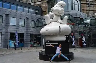 The Smurfs Statue