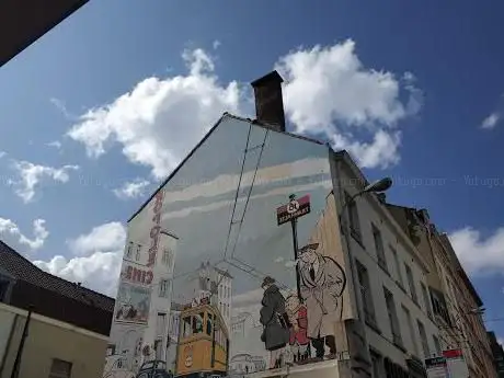 Le Jeune Albert - Mur BD - Street Art
