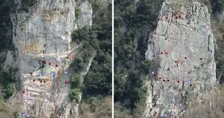 Pareti rocciose - Pentema Roscia e San Michele