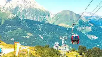 Contamines ski area