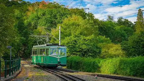 Drachenfelsbahn Mittelstation - am Schloss Drachenburg