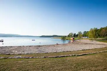 Beach and lawn